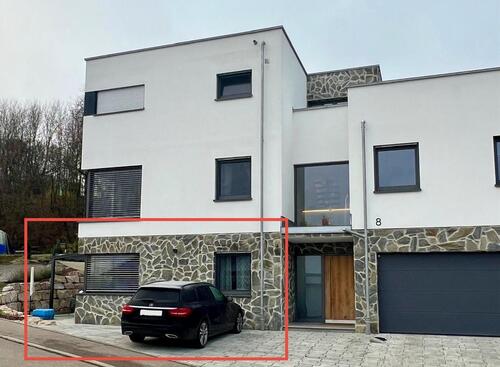 Foto - Moderne EG-Neubauwohnung mit Toskana-Flair, Terrasse & Stellplatz