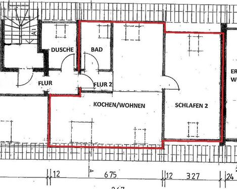 Foto - 2 Zimmer Etagenwohnung zur Miete in Eitorf