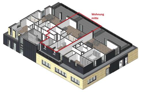 Foto - Attraktive Staffelgeschoss-Wohnung mit großer Dachterrasse – ruhig und doch zentral in Salzkotten