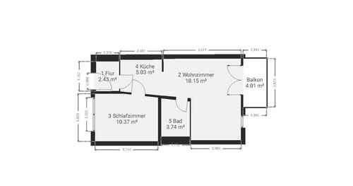 Foto - Etagenwohnung in Freital zum Kaufen