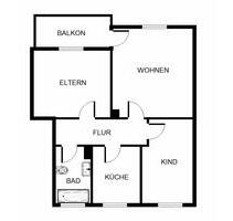 Helle 3-Zimmer-Wohnung mit Balkon - Gelsenkirchen Gelsenkirchen-Nord