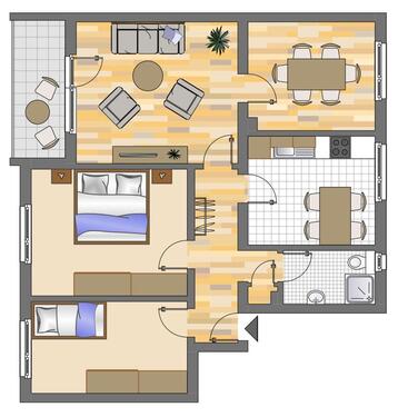 Foto - 3-Zimmer-Wohnung in Herten Disteln