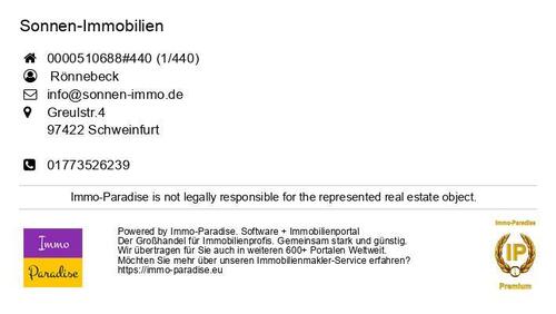 Foto - 3 Zimmer Dachgeschoßwohnung zur Miete in Sulzheim