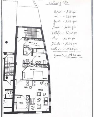 Foto - Ruh.Dachgeschosswohnung 115 qm in RE Fußgängerzone