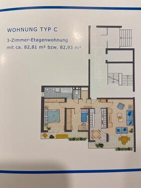 Foto - Wohnung Blattneiweg 8. OG zu vermieten 83m2 ab 1.3.2026