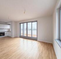 Penthouse-Wohnung mit Dachterrasse über Eck, Gäste WC, Tiefgaragenstellplatz und offener Einbauküche - Nauen