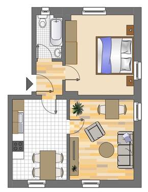 Foto - 2 Zimmer Dachgeschoßwohnung in Dortmund