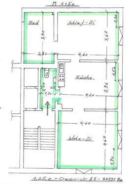 Foto - 2 Zimmer Etagenwohnung zur Miete in Bochum