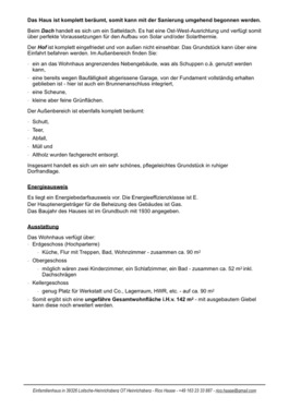 Foto - Bauernhaus, Landhaus zum Kaufen in Wolmirstedt