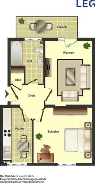 Foto - 2 Zimmer Erdgeschoßwohnung in Duisburg