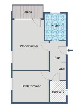 Foto - 2 Zimmer Etagenwohnung in Bad Hersfeld