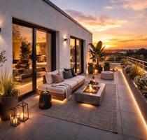 Exklusives Penthouse im Grünen, Panorama Dachterrasse, Aufzug, TG - Neuenstadt am Kocher