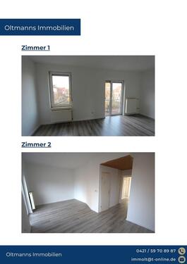 Foto - 2-Zimmer-Wohnung mit Balkon frisch renoviert – Nähe Waterfront