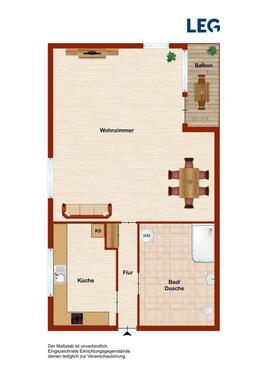 Foto - 1 Zimmer Etagenwohnung zur Miete in Celle