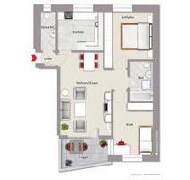 Lichtdurchflutete 3-Zimmer-Wohnung in zentraler Lage von Ansbach