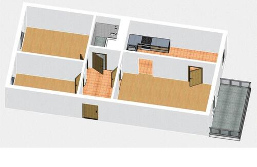 Foto - Geräumige 3-Zimmer-Wohnung mit großem Balkon