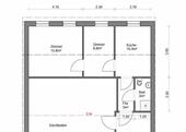 Foto - kompakte 2-Zimmer-Dachgeschosswohnung in der KTV
