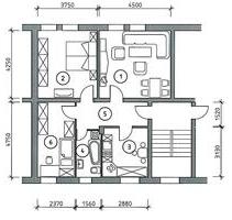3-Raumwohnung - Lange Str. 12 in Gröditz mit Einbauküche