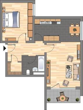 Foto - 2 Zimmer Etagenwohnung zur Miete in Weißenthurm