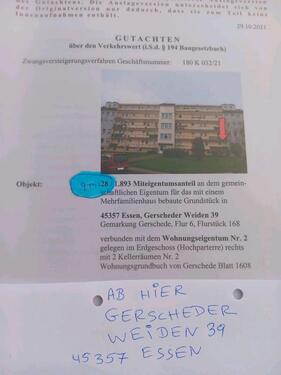 Foto - 1,5 Zimmer Wohnung in Essen - 93.000,00&nbsp;EUR Kaufpreis, ca.&nbsp; 28,00&nbsp;m&sup2;