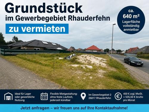 Foto - Grundstück im Gewerbegebiet Rhauderfehn zu vermieten!