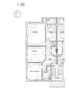 Foto - 3 Zimmer Etagenwohnung zur Miete in Esens