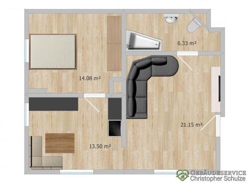 Foto - Schöne 2-Raum-Wohnung in Heldrungen
