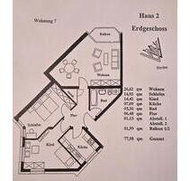 Helle 3-Raum-Wohnung mit Terrasse, Garten & 2 Stellplätzen - Sarstedt