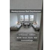 Monteurzimmer Bad Oeynhausen 450€ inkl. Wlan, Strom