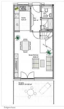 Foto - 4 Zimmer Reihenhaus zur Miete in Haßfurt