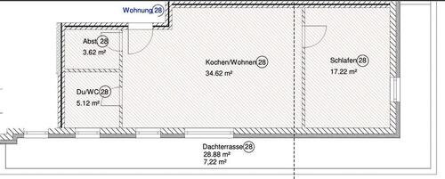 Foto - Kapitalanlage – 2-Zi. Whg Dachterrasse, Schuppen, Parkplatz