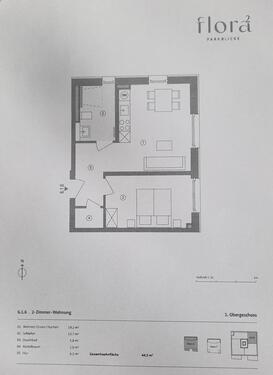 Foto - Neubau 2-Zi.-Mietwohnung am Spinelli Park für 1 Person Mannheim