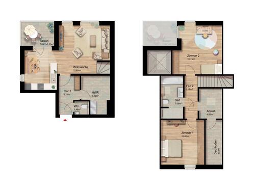 Foto - 3 Zimmer Etagenwohnung zur Miete in Edewecht