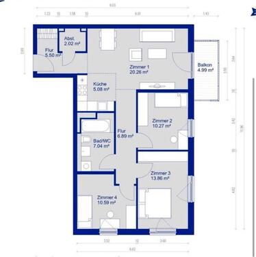 Foto - 4-Zimmer-Wohnung zur Untermiete Juni 2026 bis Ende August 2026