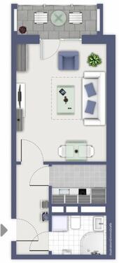 Foto - 1 Zimmer Etagenwohnung zur Miete in Chemnitz