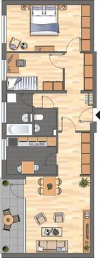 Foto - 3 Zimmer Etagenwohnung zur Miete in Braunschweig