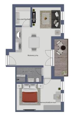 Foto - 2 Zimmer Etagenwohnung zur Miete in Lorup