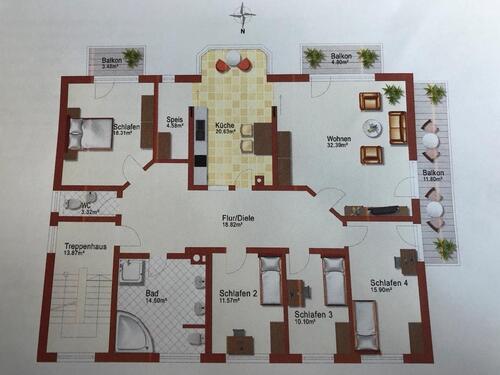 Foto - 5 Zimmer Etagenwohnung zur Miete in Aschheim