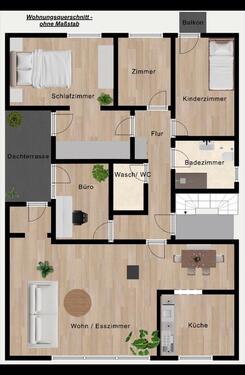 Foto - 5 Zimmer Dachgeschoßwohnung in Weiden in der Oberpfalz