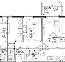 Neubau-Erstbezug: Moderne 3-Zimmer-Wohnung (70,4 m²) im 1. OG - Rothenburg ob der Tauber