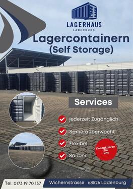 Foto - Lagerplatz, Container Lager, Garage, Lager, Lagerbox