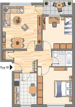 Foto - 3.5 Zimmer Etagenwohnung zur Miete in Hattingen