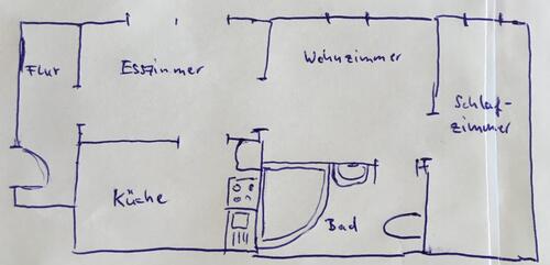 Foto - Etagenwohnung in Würzburg zur Miete