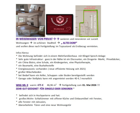 Foto - WSW im Stadtteil ' altes Dorf ' Whg für Single oder Senioren