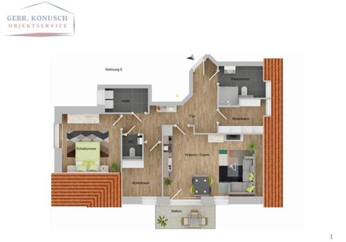 Foto - 2 Zimmer Etagenwohnung zur Miete in Meppen