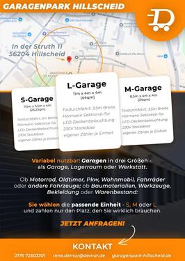 Foto - Garagen XL mieten - 190,00 EUR Miete,