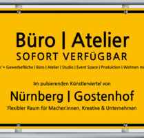 200 m²+ Gewerbefläche | Büro | Atelier | Studio | Event Space | - Nürnberg Eberhardshof
