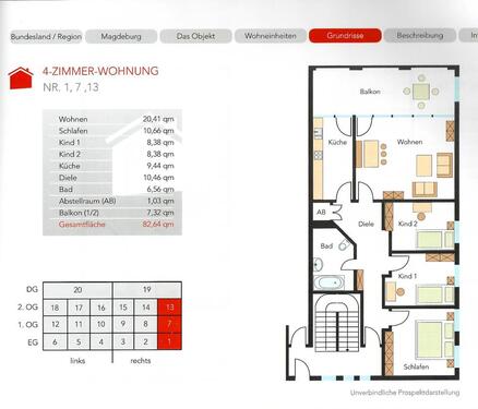 Foto - 4 Zimmer Etagenwohnung zum Kaufen in Magdeburg