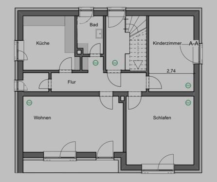 Foto - 3-Zimmer-Wohnung in Buttenwiesen