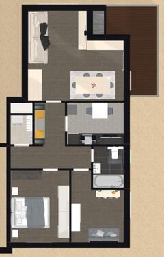 Foto - 3 Zimmer Etagenwohnung zum Kaufen in Preußisch Oldendorf